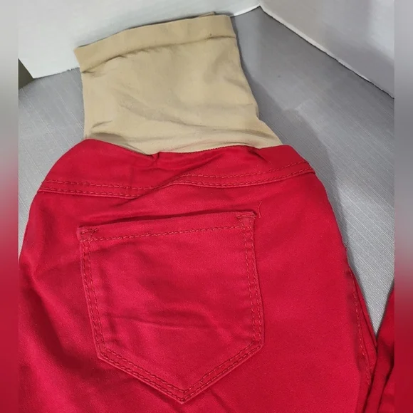 Maternity-Motherhood Red Pants, Size Medium **see Pics - Picture 5 of 6